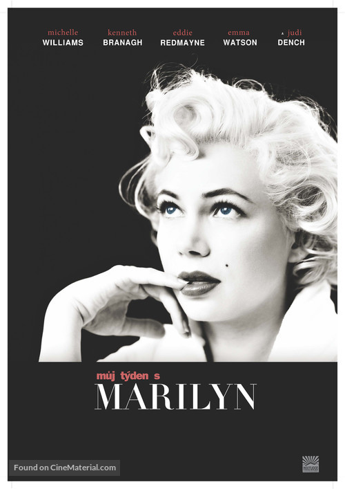 My Week with Marilyn - Czech Movie Poster