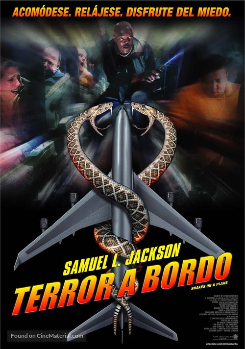 Snakes on a Plane - Uruguayan Movie Poster