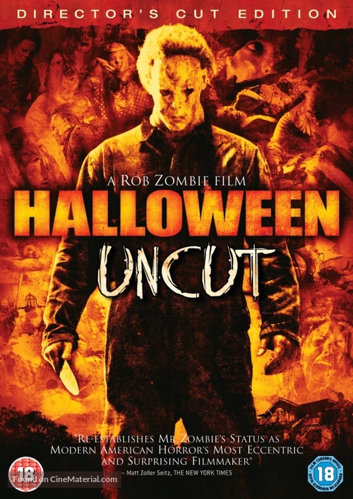 Halloween - British DVD movie cover