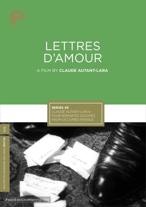 Lettres d&#039;amour - DVD movie cover