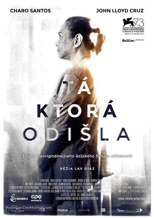 Ang babaeng humayo - Slovak Movie Poster