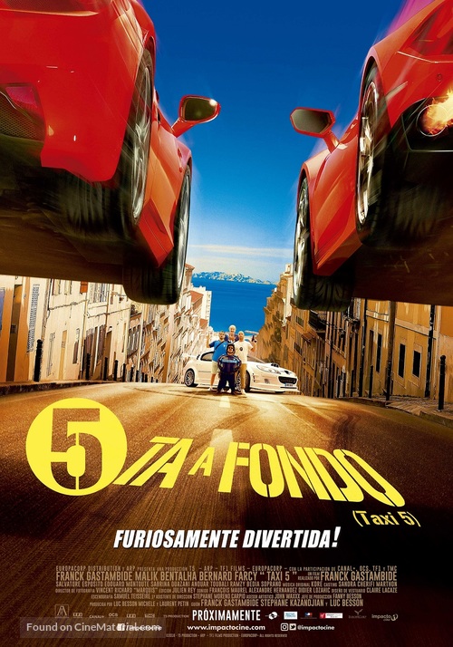 Taxi 5 - Argentinian Movie Poster