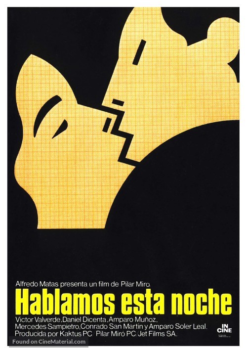 Hablamos esta noche - Spanish Movie Poster
