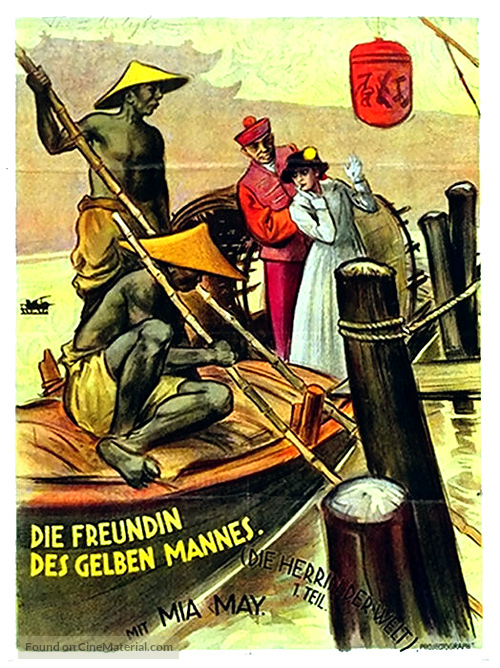 Die Herrin der Welt 1. Teil - Die Freundin des gelben Mannes - German Movie Poster