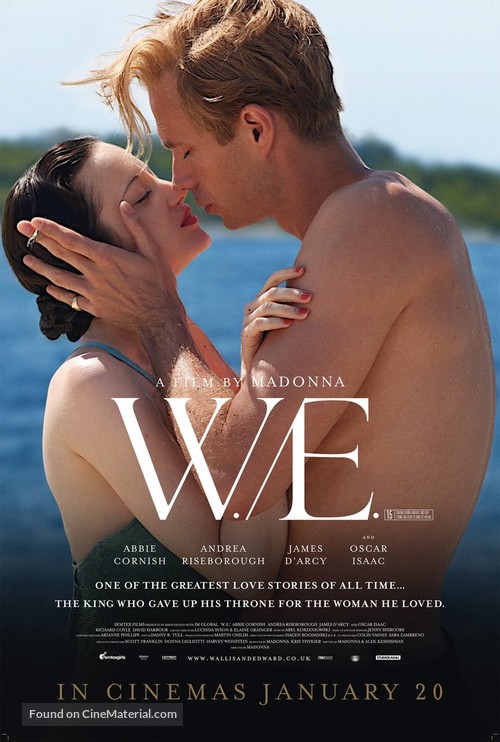 W.E. - British Movie Poster