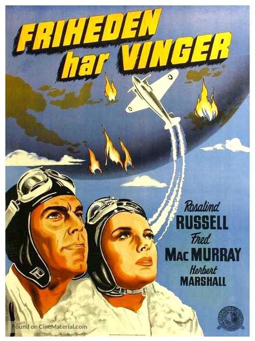 Flight for Freedom - Danish Movie Poster