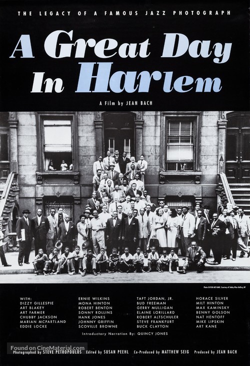 A Great Day in Harlem - Movie Poster