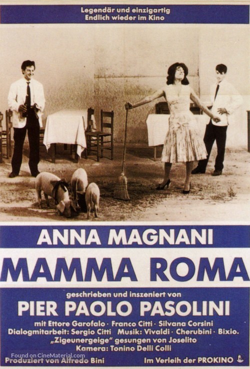 Mamma Roma - German Movie Poster