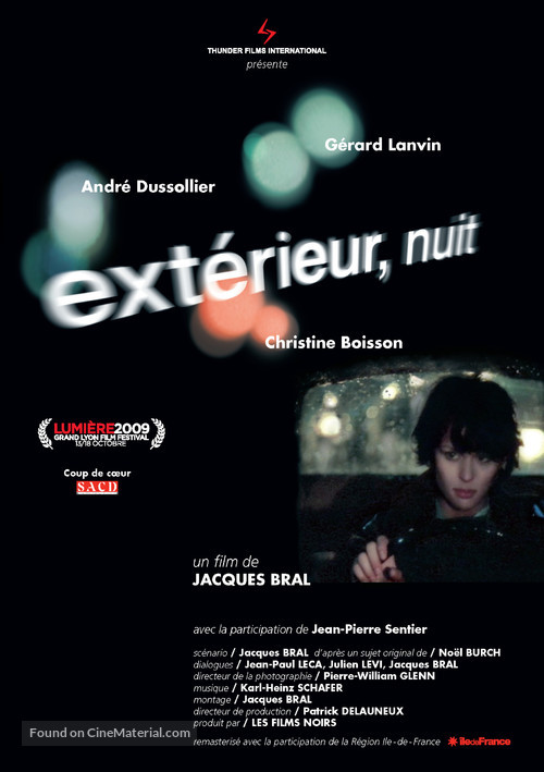 Ext&eacute;rieur, nuit - French Re-release movie poster