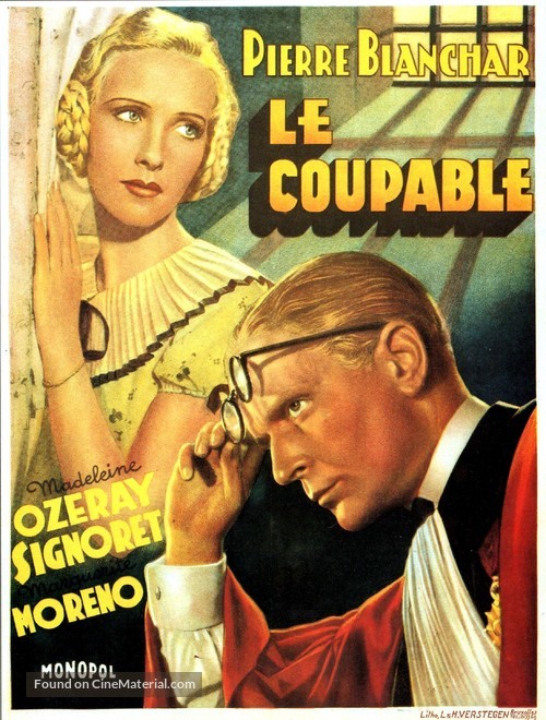 De schuldige - Belgian Movie Poster