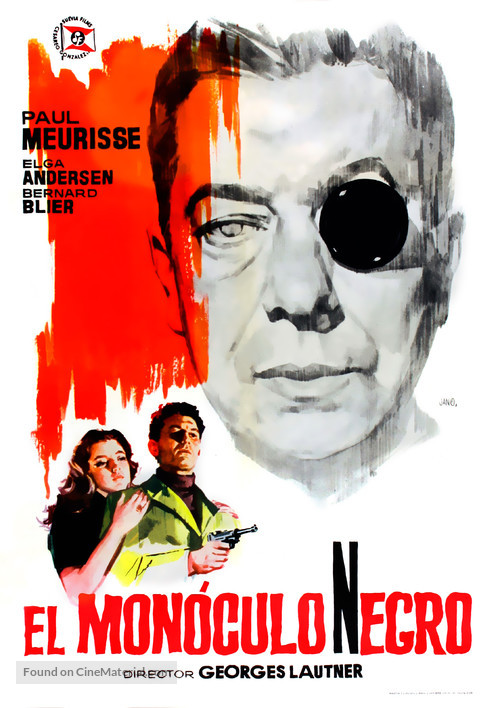Monocle noir, Le - Spanish Movie Poster