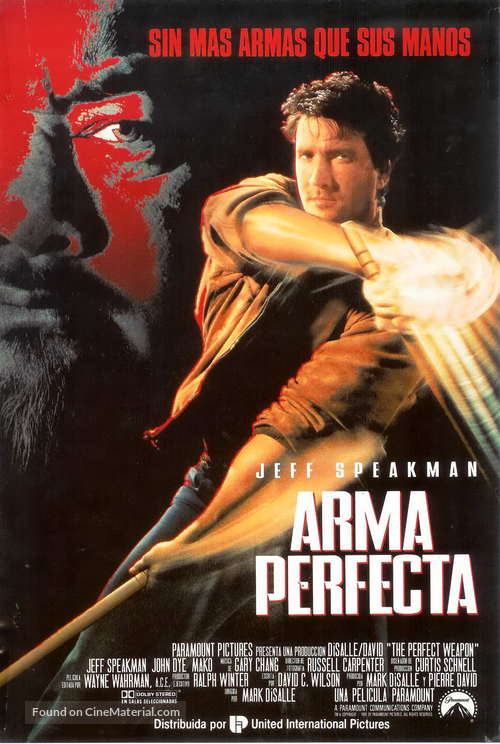 The Perfect Weapon - Spanish Movie Poster