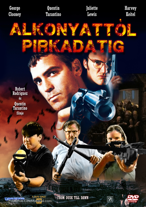 From Dusk Till Dawn - Hungarian DVD movie cover