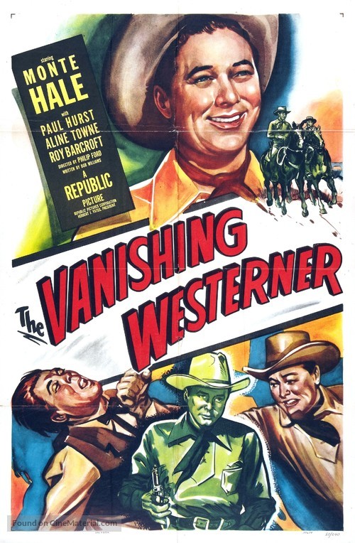 The Vanishing Westerner - Movie Poster