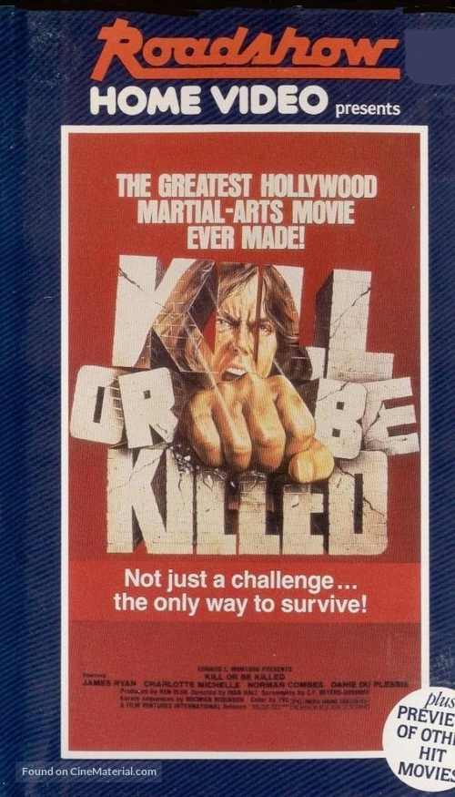 Kill or Be Killed - Australian VHS movie cover