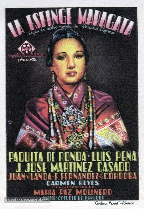 La esfinge maragata - Spanish Movie Poster