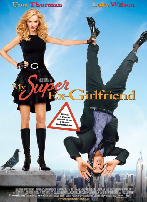 My Super Ex Girlfriend - Danish poster