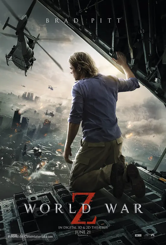 World War Z - British Movie Poster