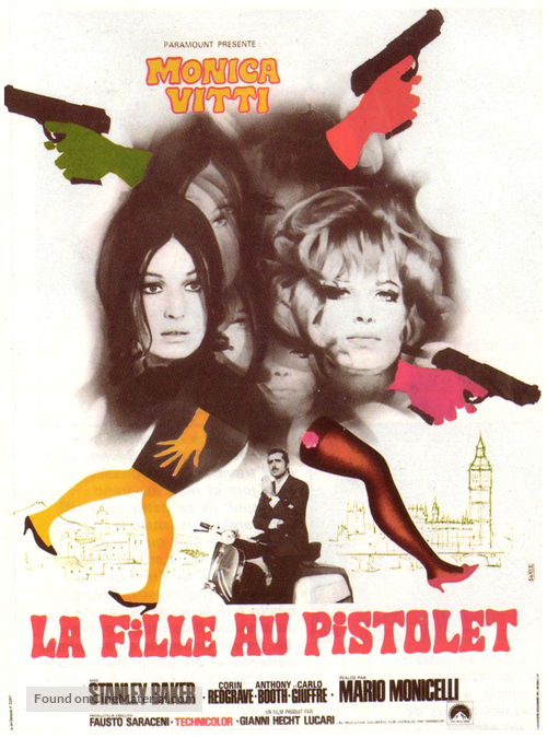 La ragazza con la pistola - French Movie Poster