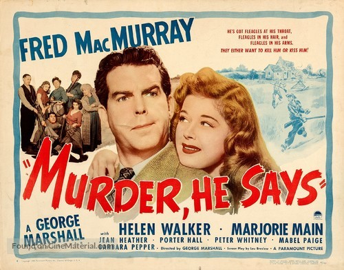 Murder, He Says - Movie Poster