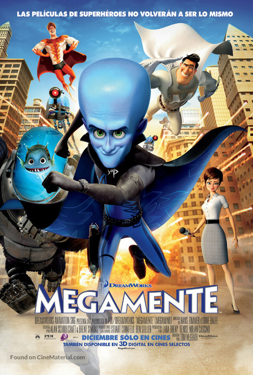 Megamind - Mexican Movie Poster