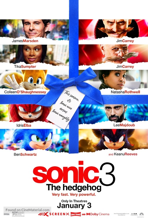 Sonic the Hedgehog 3 - Indian Movie Poster