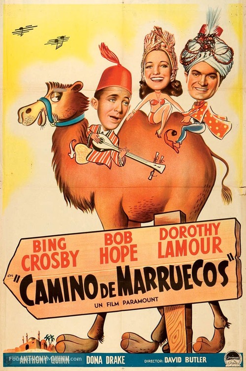 Road to Morocco - Argentinian Movie Poster