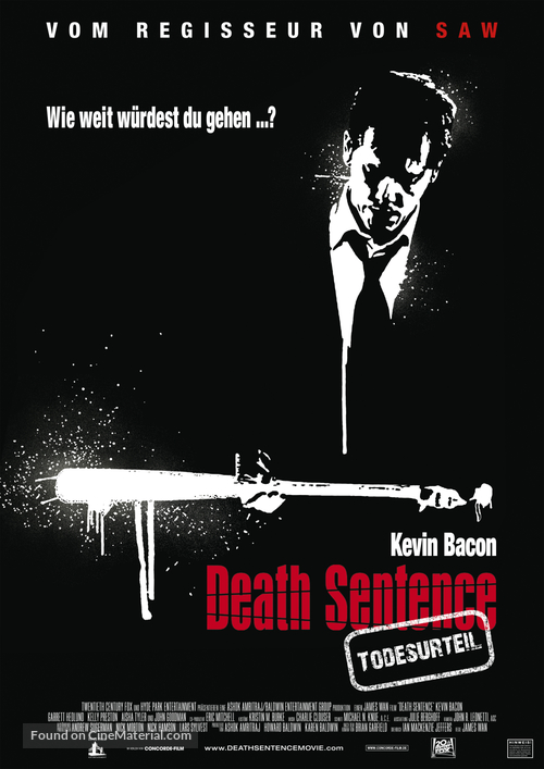 Death Sentence - German Movie Poster