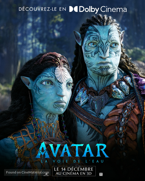 Avatar: The Way of Water - French Movie Poster