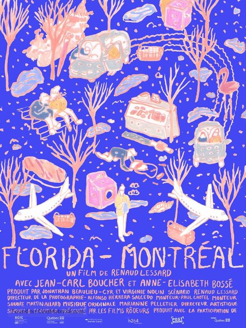 Florida-Montr&eacute;al - Canadian Movie Poster