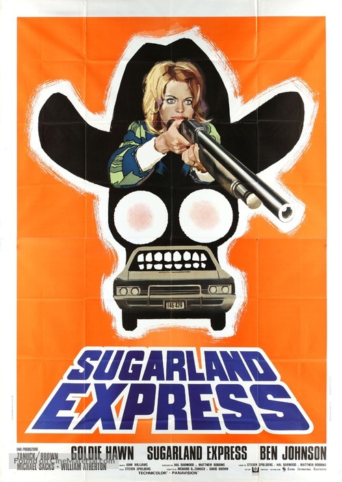 The Sugarland Express - Italian Movie Poster