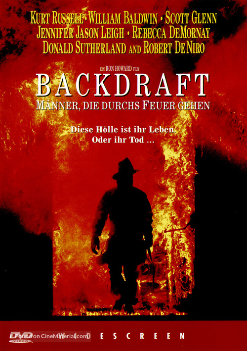 Backdraft - German Movie Cover