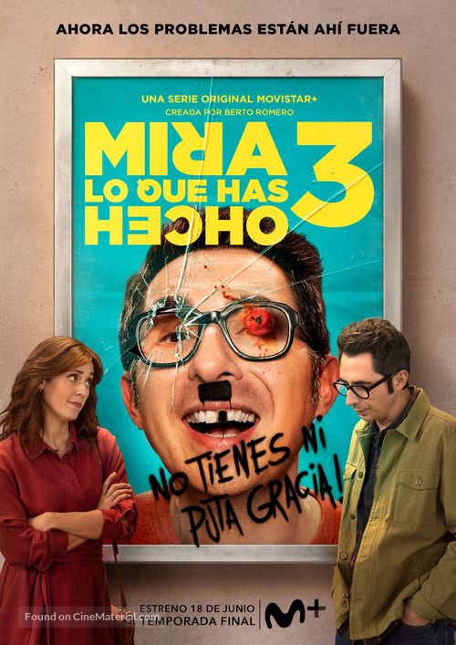 &quot;Mira lo que has hecho&quot; - Spanish Movie Poster