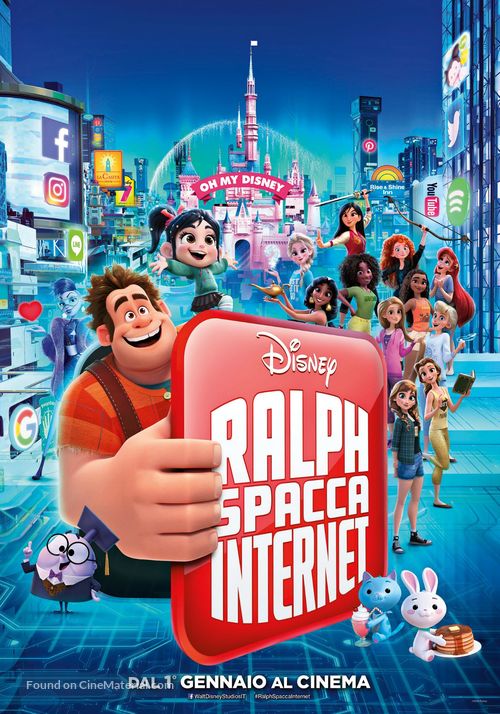 Ralph Breaks the Internet - Italian Movie Poster