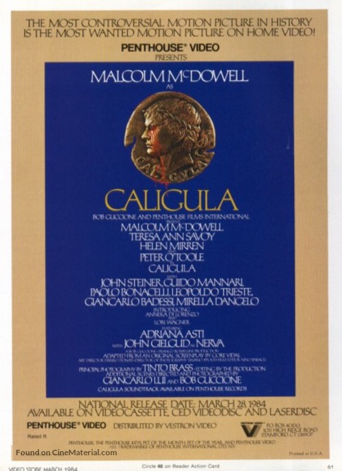 Caligola - Movie Poster