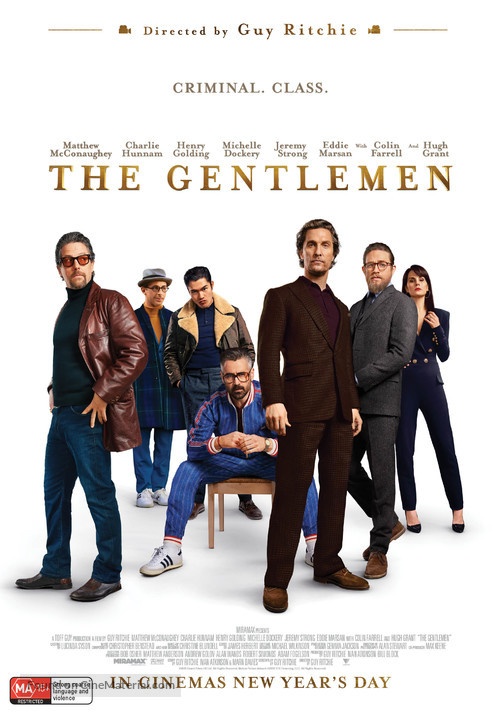 The Gentlemen - Australian Movie Poster