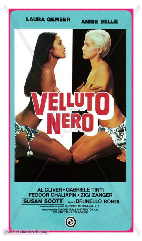 Velluto nero - Italian Movie Poster