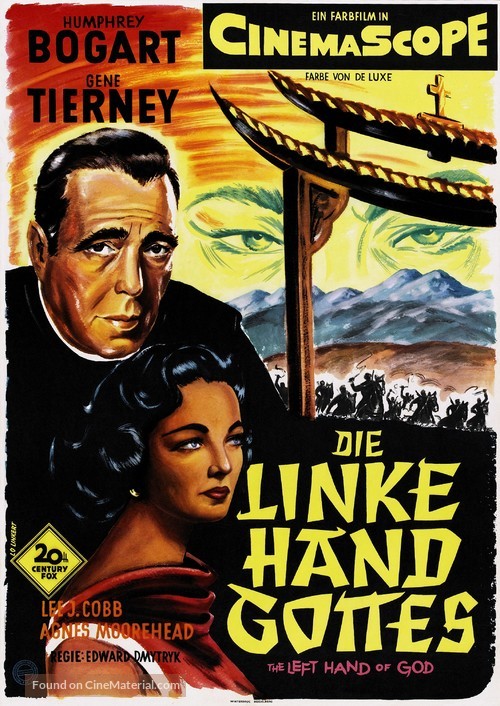 The Left Hand of God - German Movie Poster