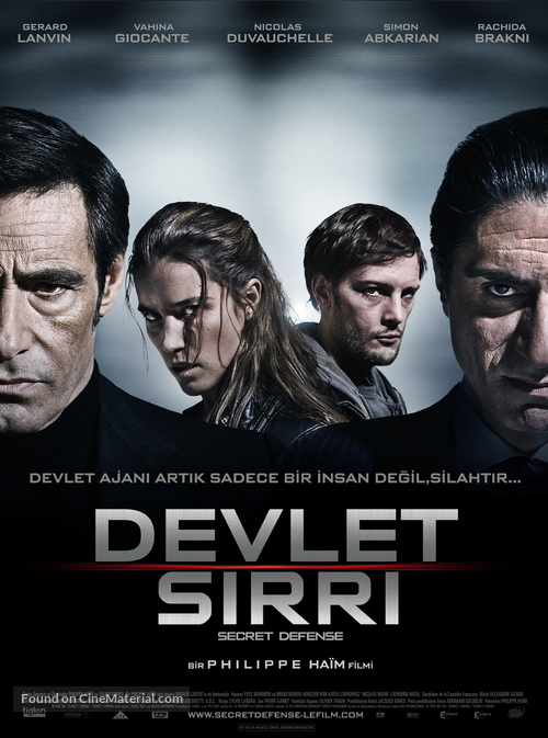 Secret d&eacute;fense - Turkish Movie Poster