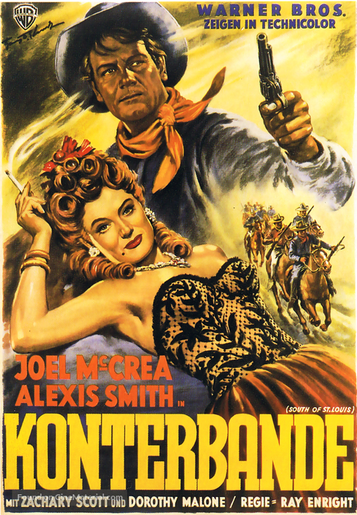 South of St. Louis - German Movie Poster