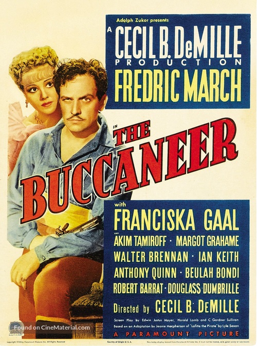 The Buccaneer - Movie Poster