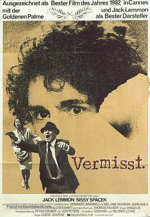 Missing - German Movie Poster