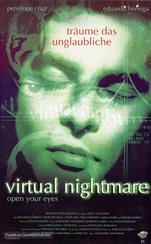 Abre los ojos - German VHS movie cover