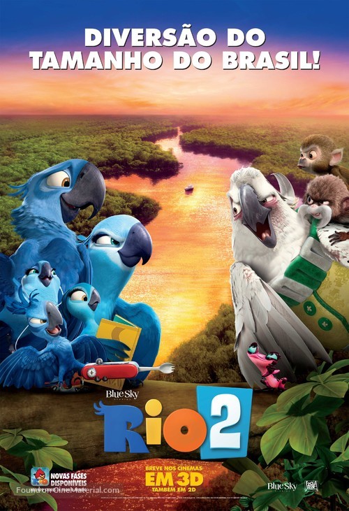 Rio 2 - Brazilian Movie Poster
