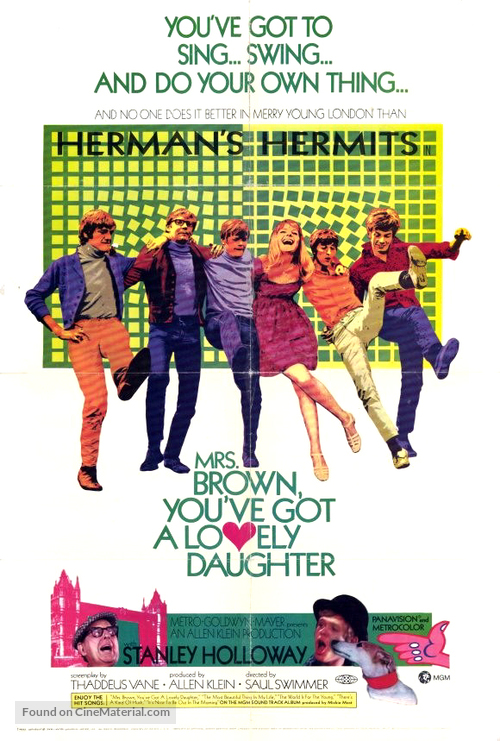 Mrs. Brown, You&#039;ve Got a Lovely Daughter - Movie Poster