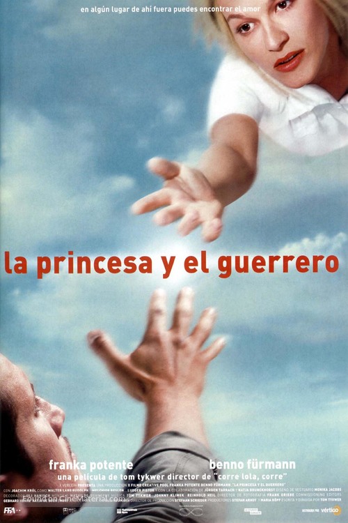 Der Krieger und die Kaiserin - Spanish Movie Poster