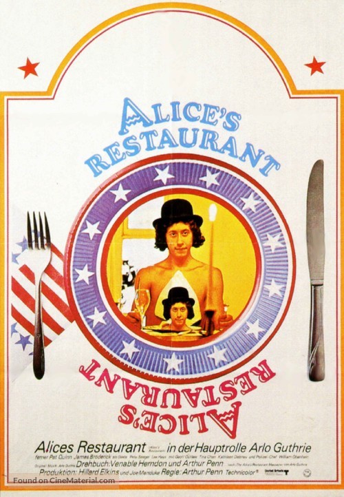 Alice&#039;s Restaurant - German Movie Poster