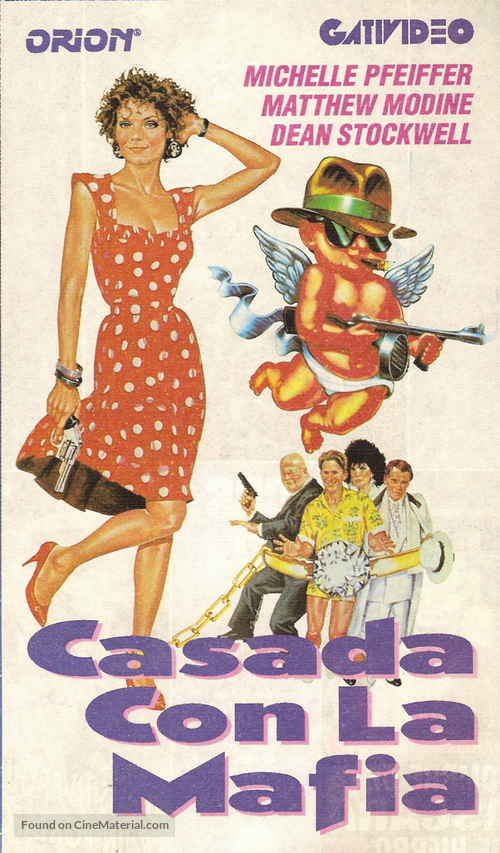 Married to the Mob - Argentinian VHS movie cover
