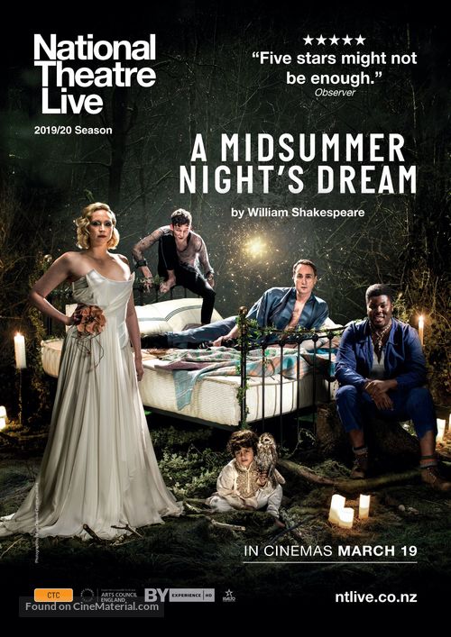 A Midsummer Night&#039;s Dream - New Zealand Movie Poster