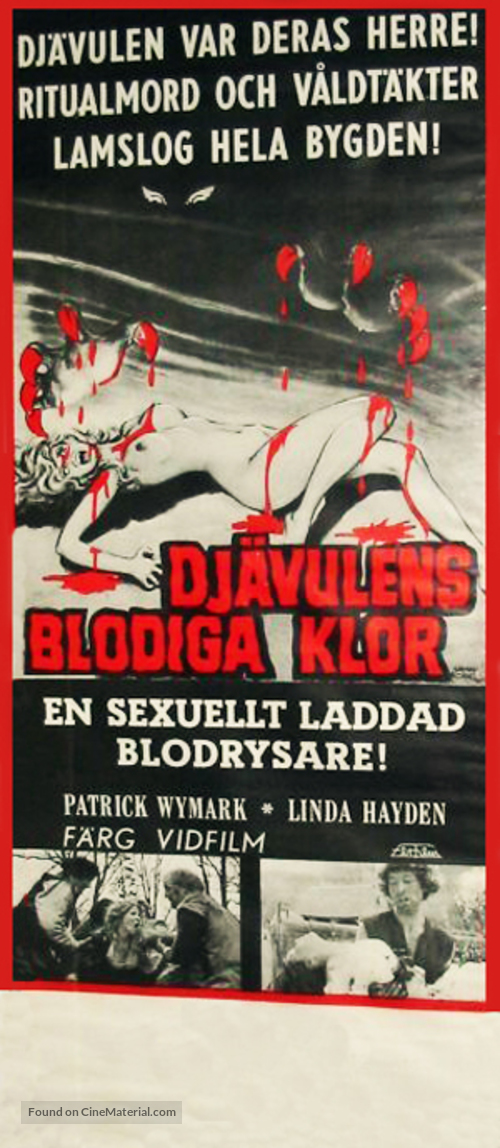 Satan&#039;s Skin - Swedish Movie Poster